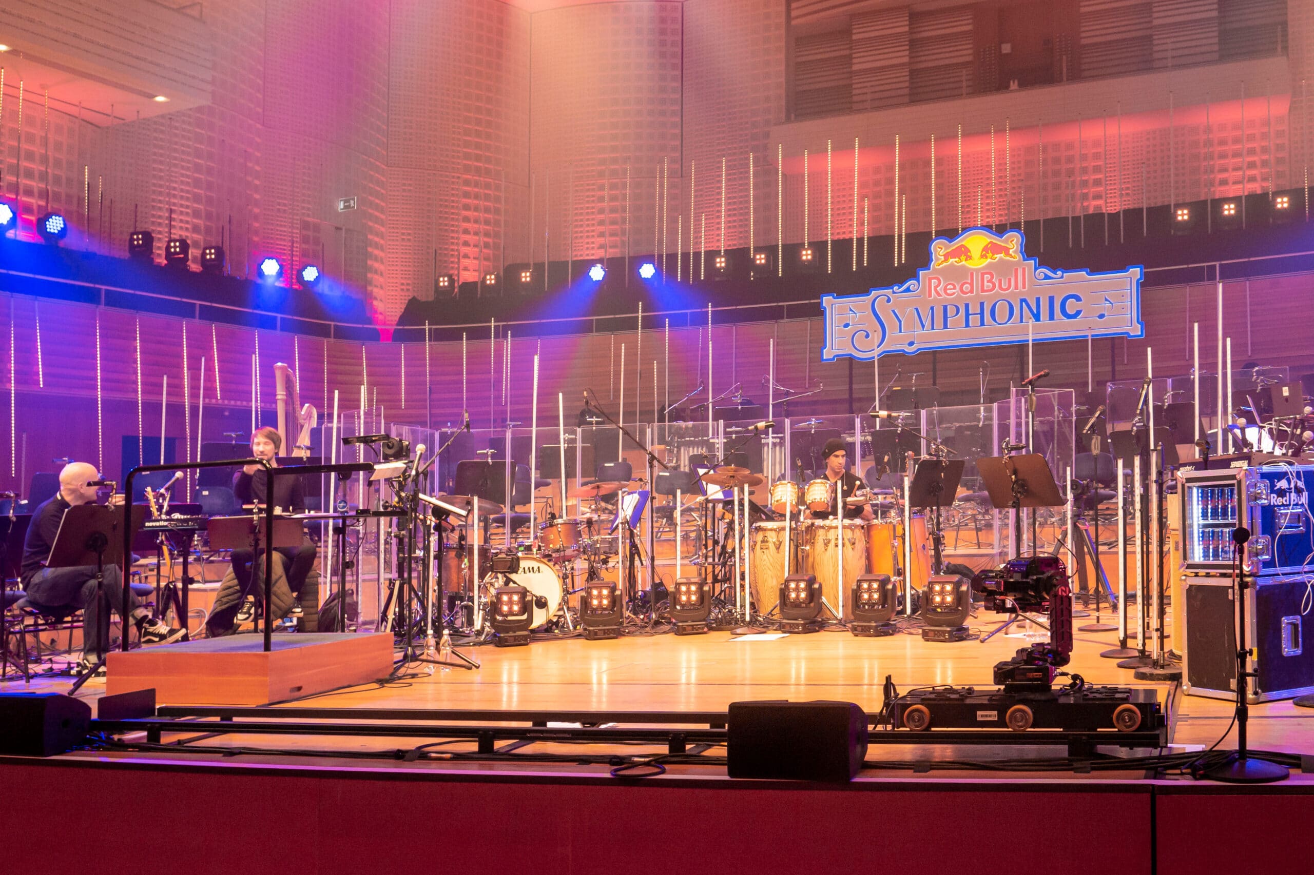 Mit der Railcam beim Symphonieorchesters im KKL