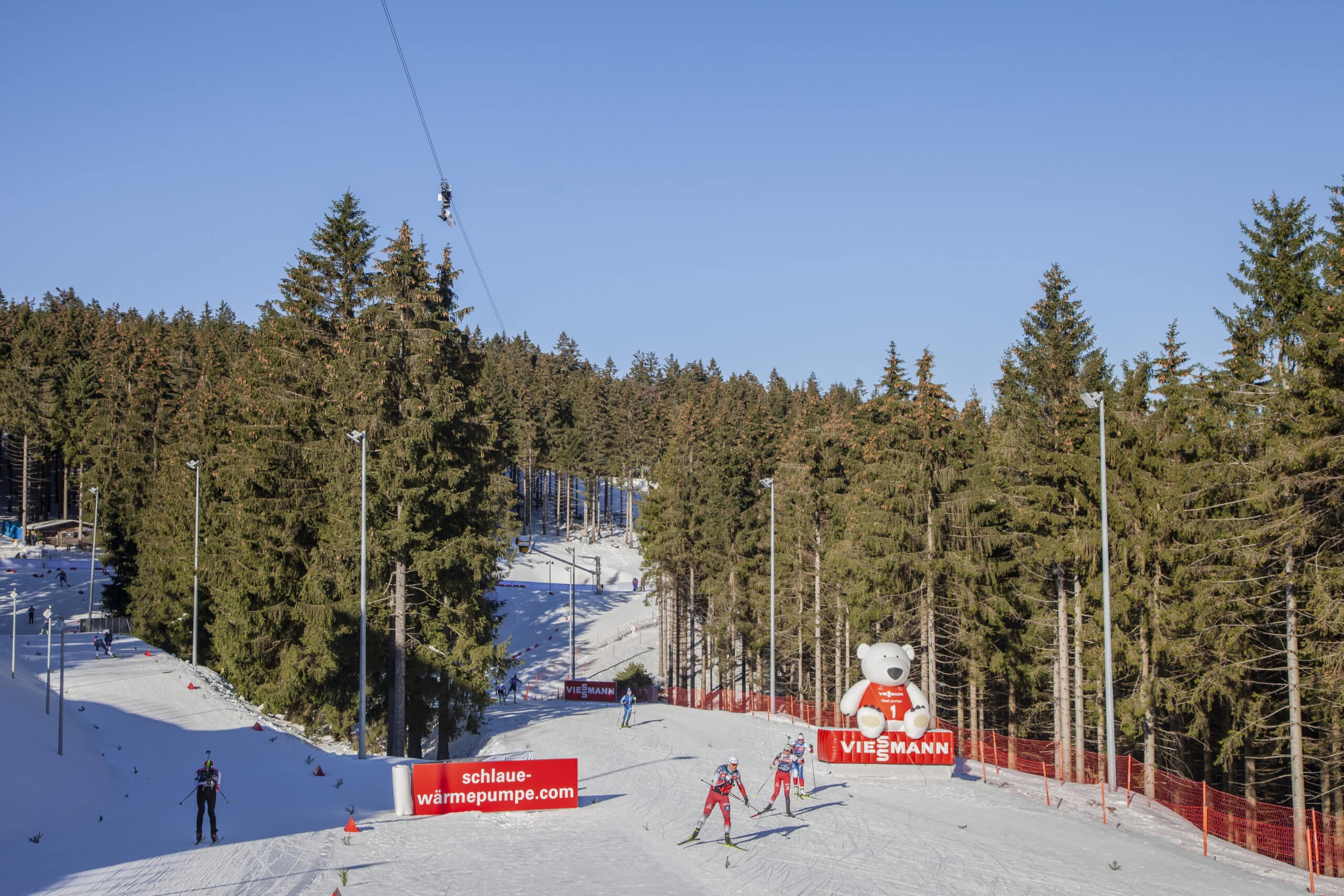 Cablecam im Einsatz beim Biathlon