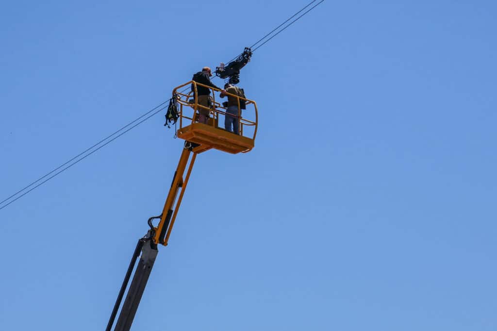 Installation der Cablecam